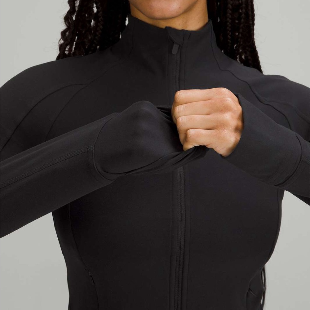 Lululemon cropped define jacket size 10 black